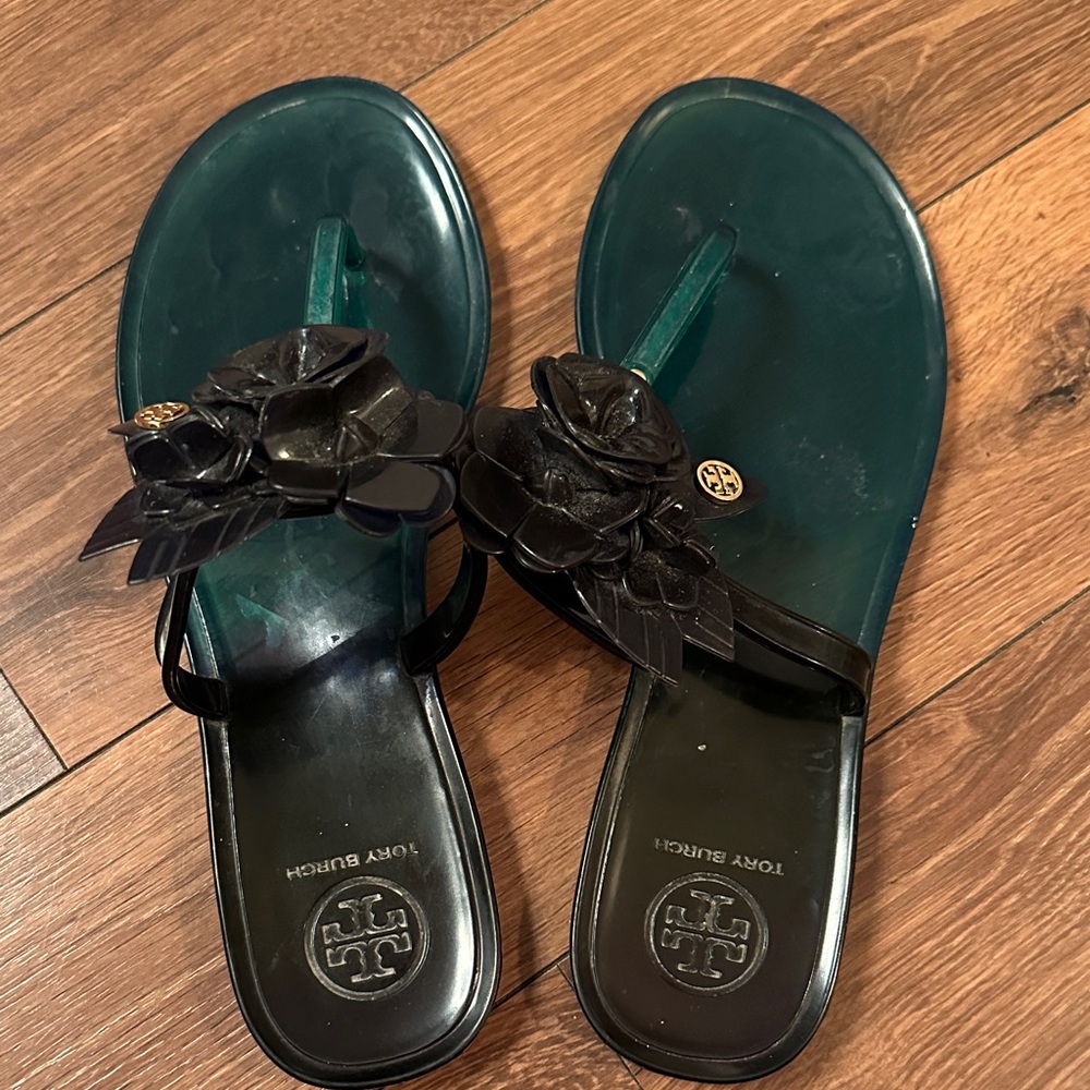 Tory Butch Blossom Jelly Thing Sandal. Size 6 - Picture 2 of 7